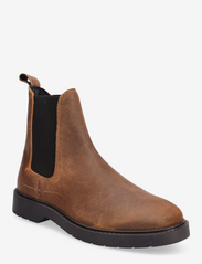 SLHTIM SUEDE CHELSEA BOOT B - TOBACCO BROWN