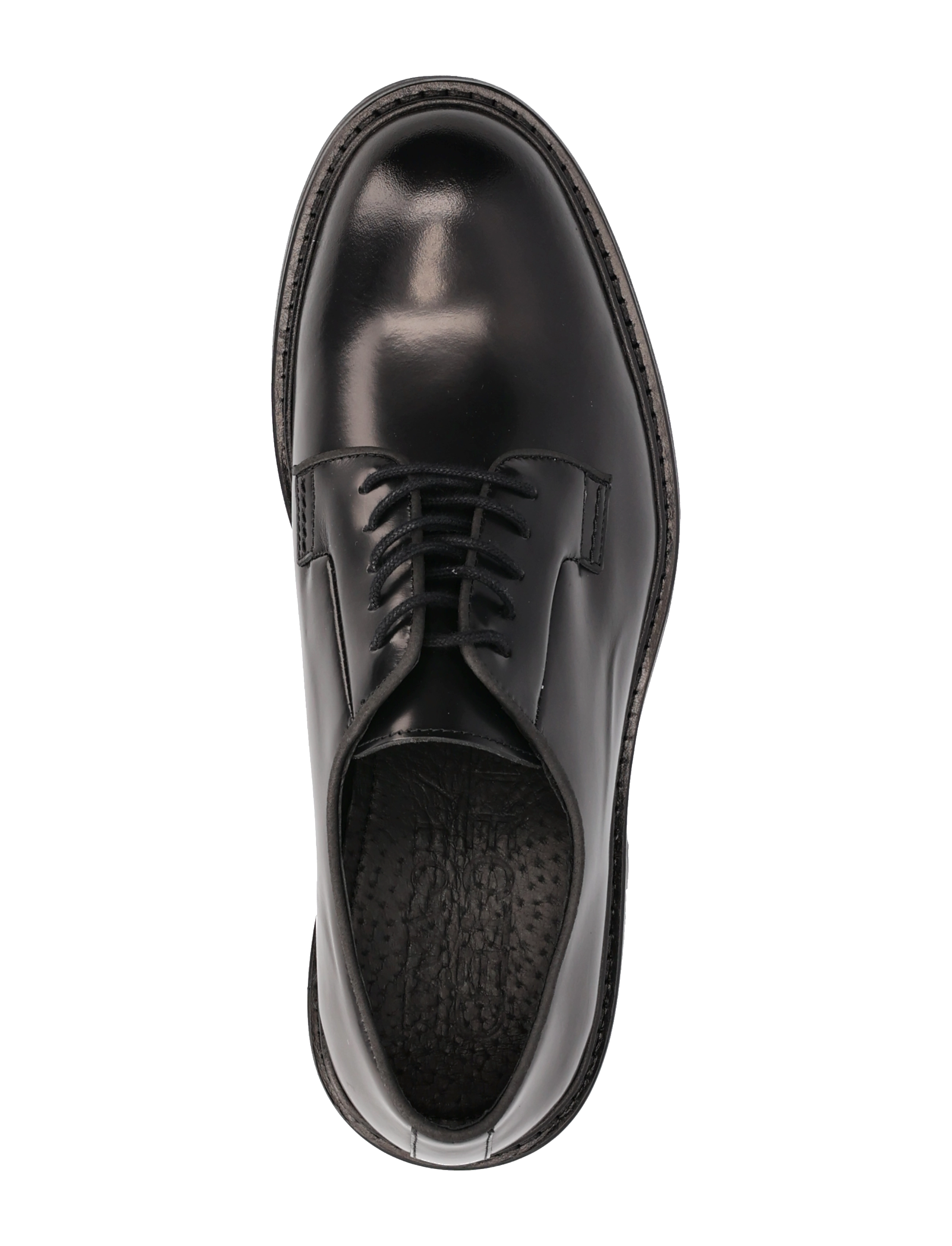 Selected Homme - SLHCARTER LEATHER BLUCHER SHOE B - black - 4