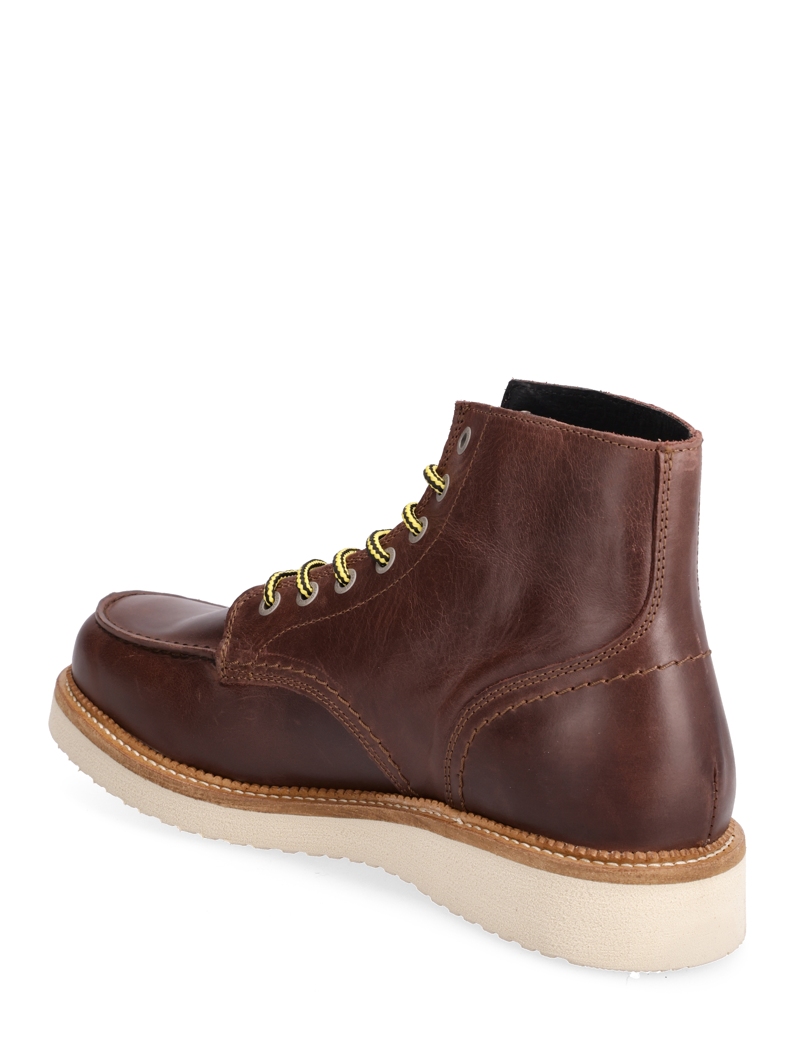 Selected Homme - SLHTEO NEW LEATHER MOC-TOE BOOT B NOOS - demitasse - 2