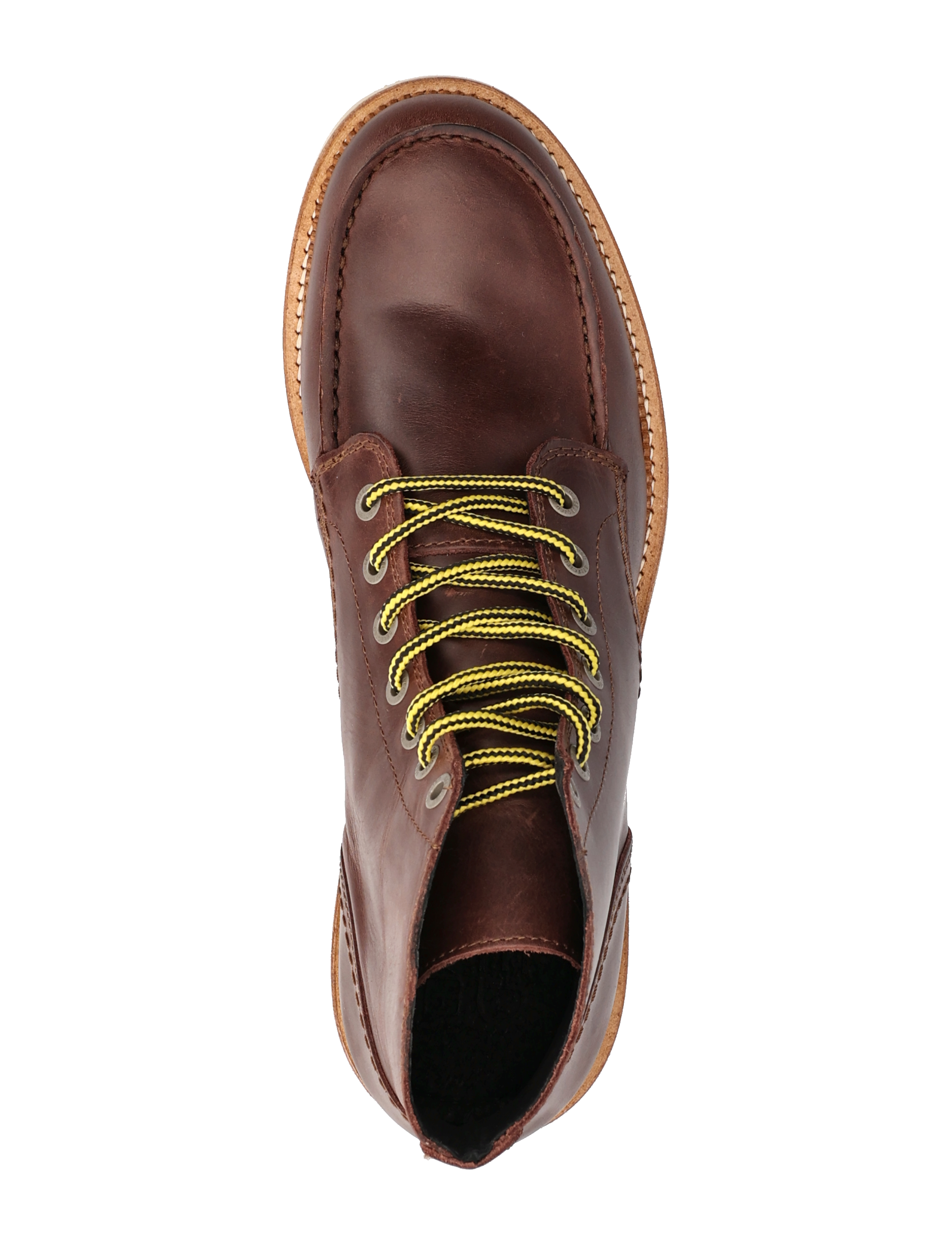 Selected Homme - SLHTEO NEW LEATHER MOC-TOE BOOT B NOOS - demitasse - 3