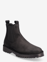 Selected Homme - SLHRICKY NUBUCK CHELSEA BOOT B - birthday gifts - black - 0