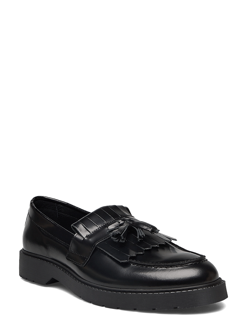 Selected - SLHTIM LEATHER KILTIE TASSEL LOAFER - nach anlass kaufen - black - 1