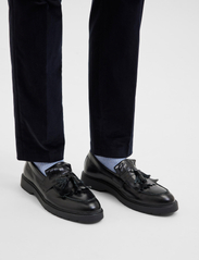 Selected Homme - SLHTIM LEATHER KILTIE LOAFER B - spring shoes - black - 5