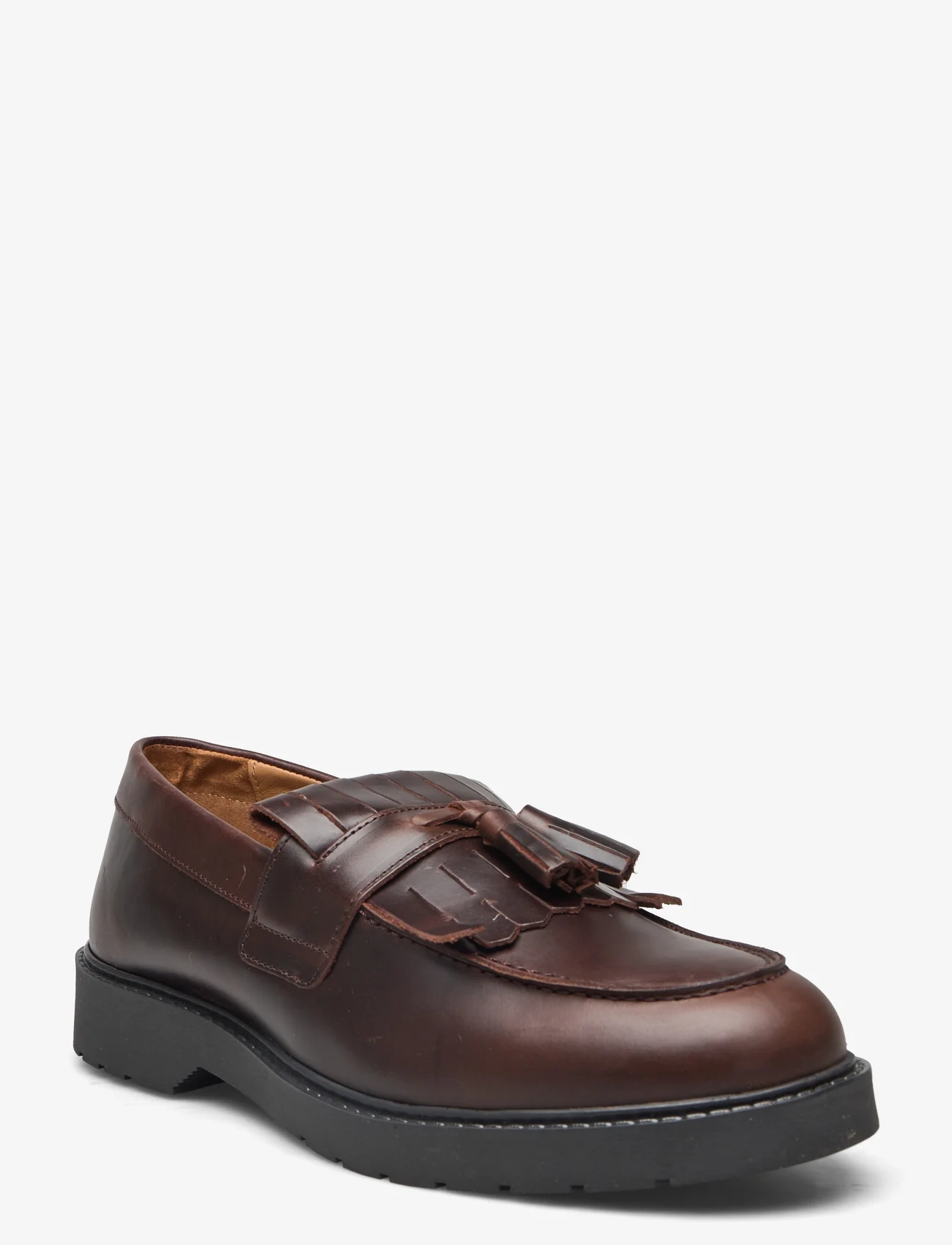 Selected Homme - SLHTIM LEATHER KILTIE LOAFER B - buty wiosenne - demitasse - 0