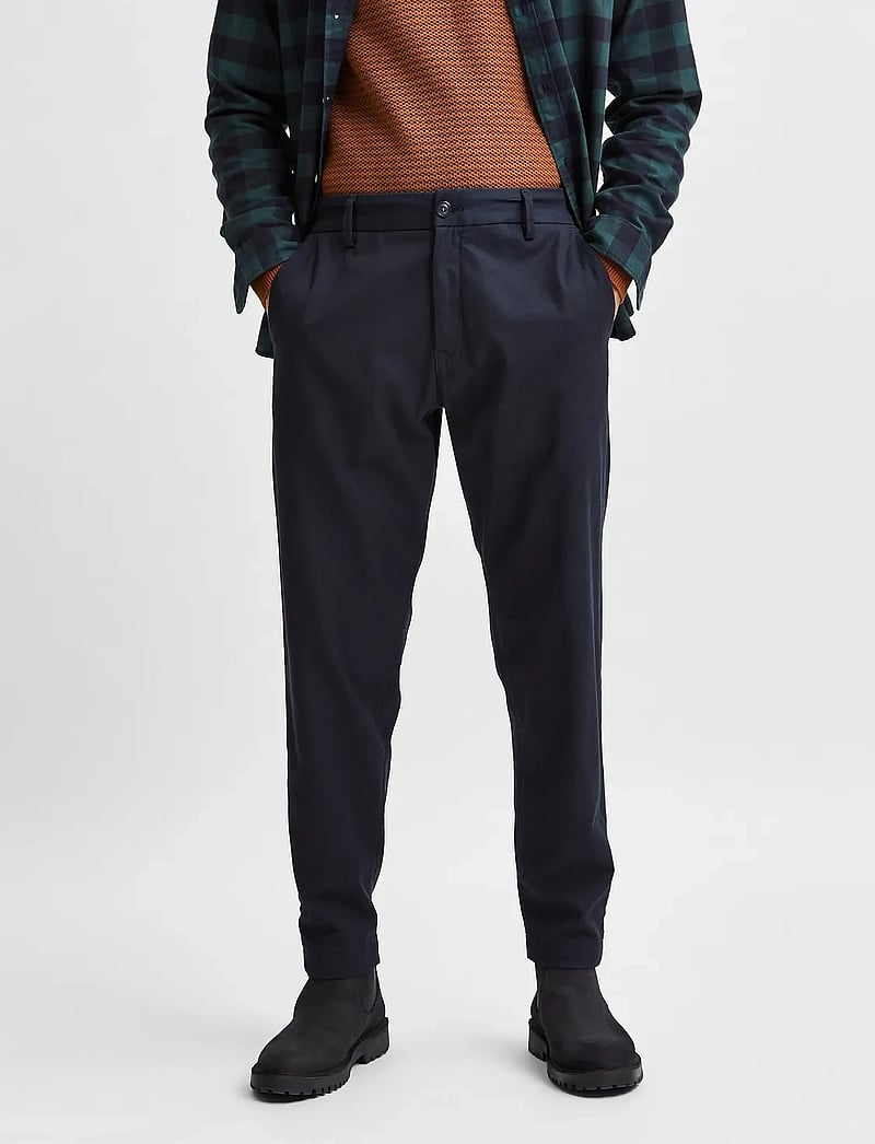 Selected - SLHSLIMTAPERED-YORK PANTS - casual - dark sapphire - 0