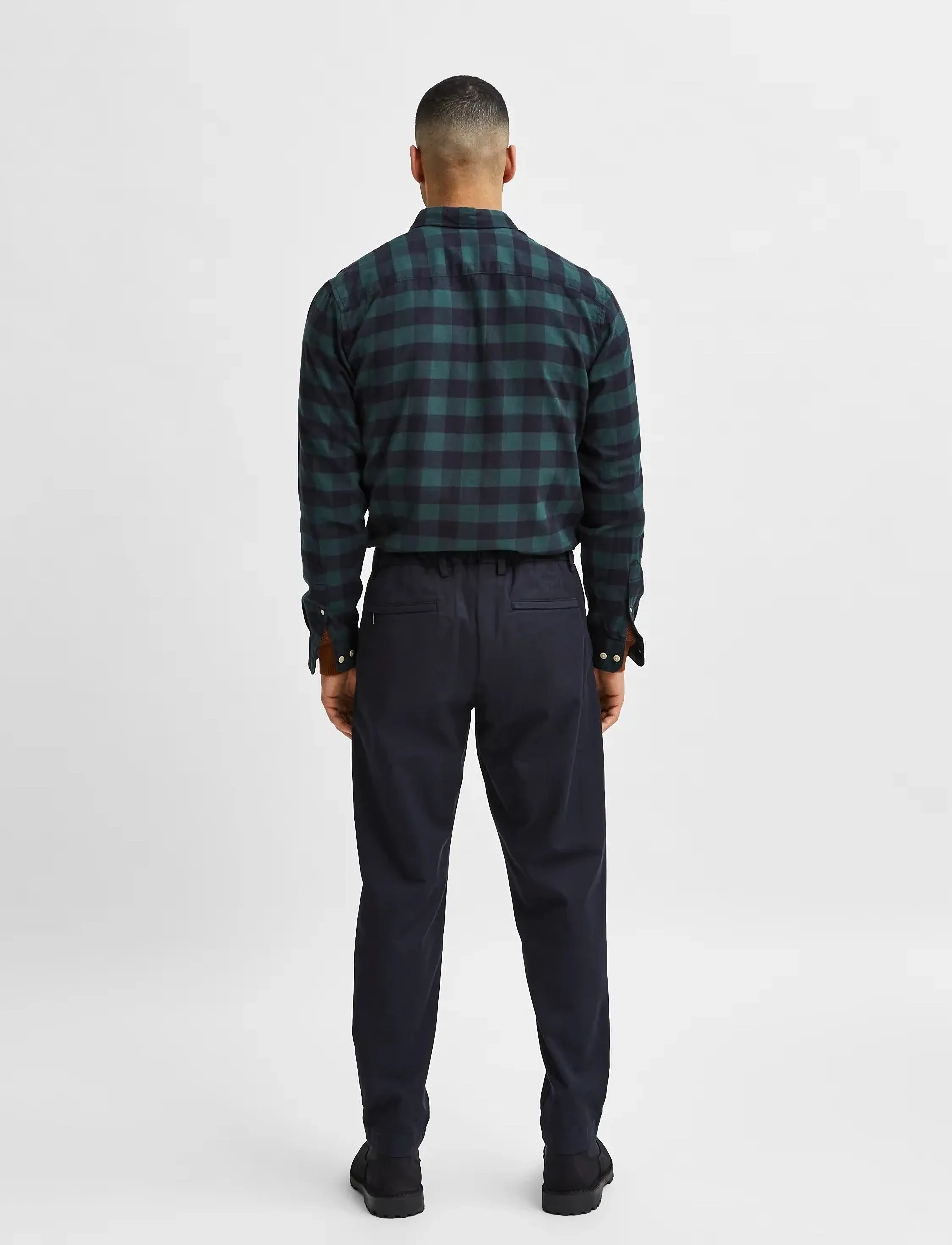 Selected - SLHSLIMTAPERED-YORK PANTS - casual byxor - dark sapphire - 3