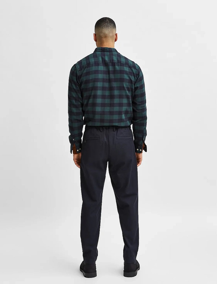 Selected - SLHSLIMTAPERED-YORK PANTS - freizeithosen - dark sapphire - 3
