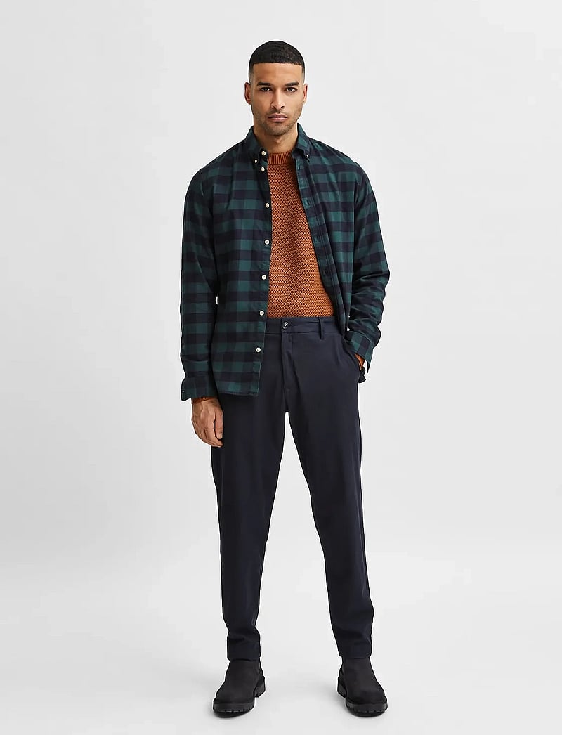 Selected - SLHSLIMTAPERED-YORK PANTS - casual - dark sapphire - 4
