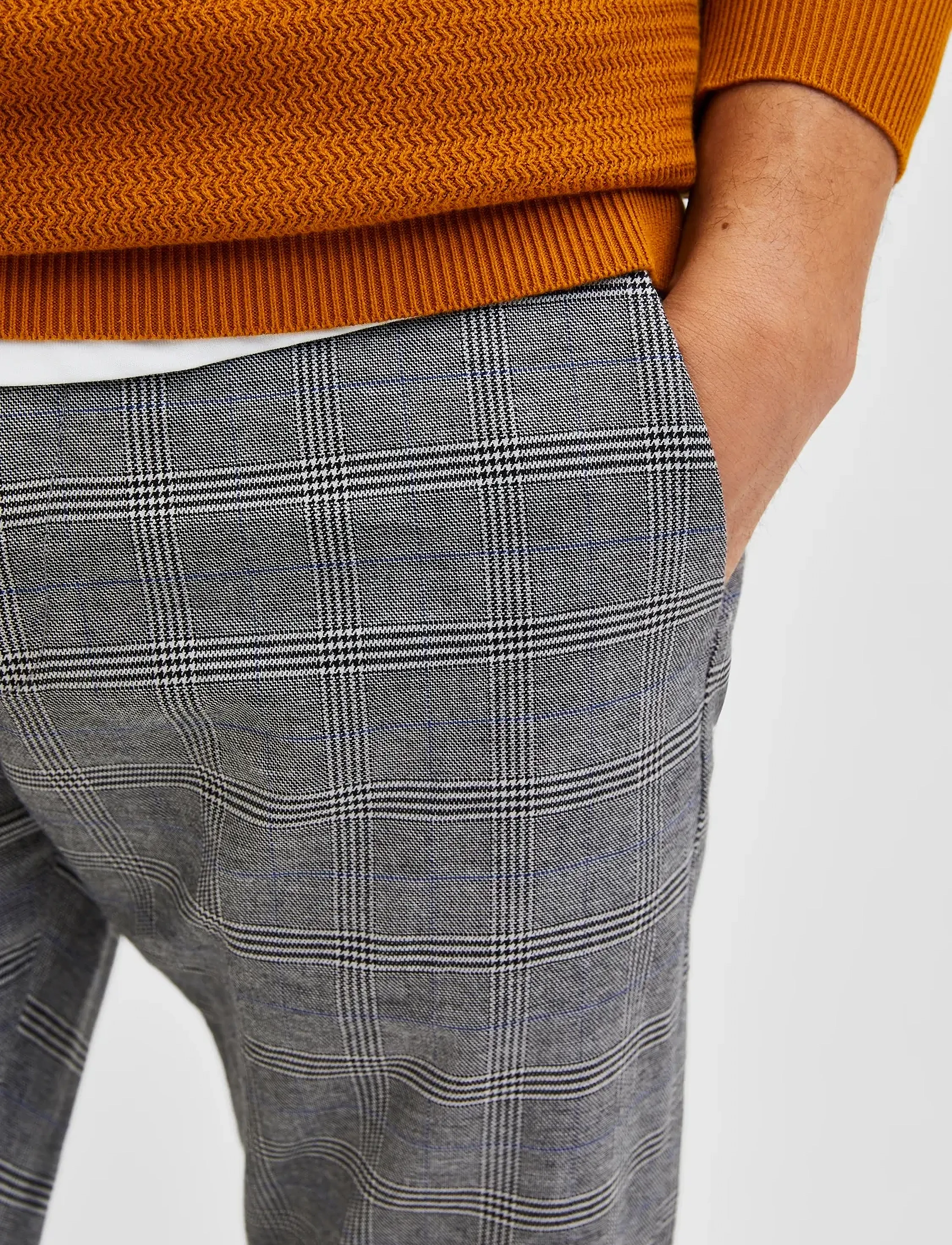 Selected - SLHSLIMTAPERED-YORK PANTS - casual bukser - grey - 5