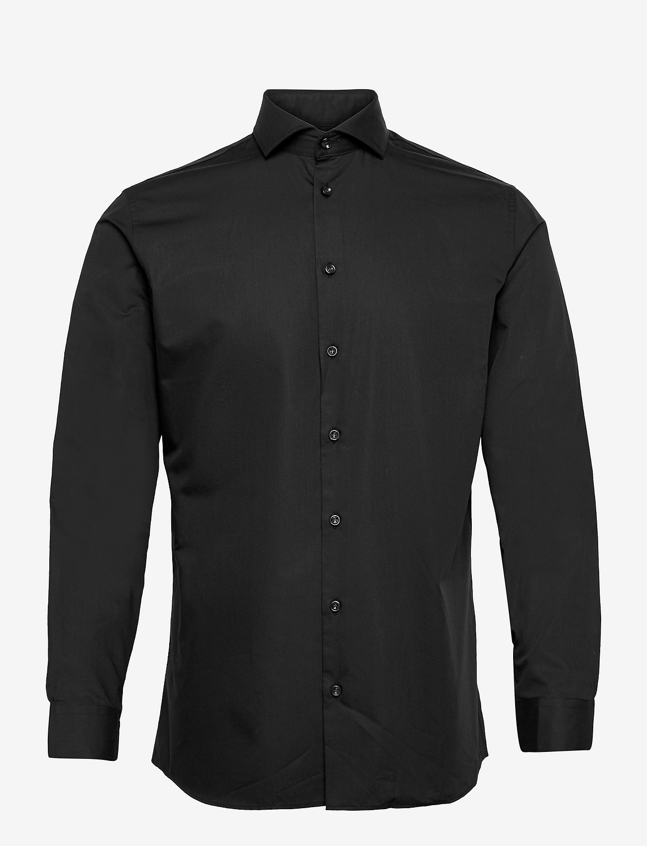 Selected Homme - SLHSLIM-ETHAN SHIRT LS CUT AWAY NOOS - basic skjorter - black - 0