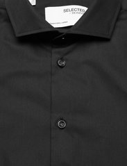 Selected Homme - SLHSLIM-ETHAN SHIRT LS CUT AWAY NOOS - basic shirts - black - 2