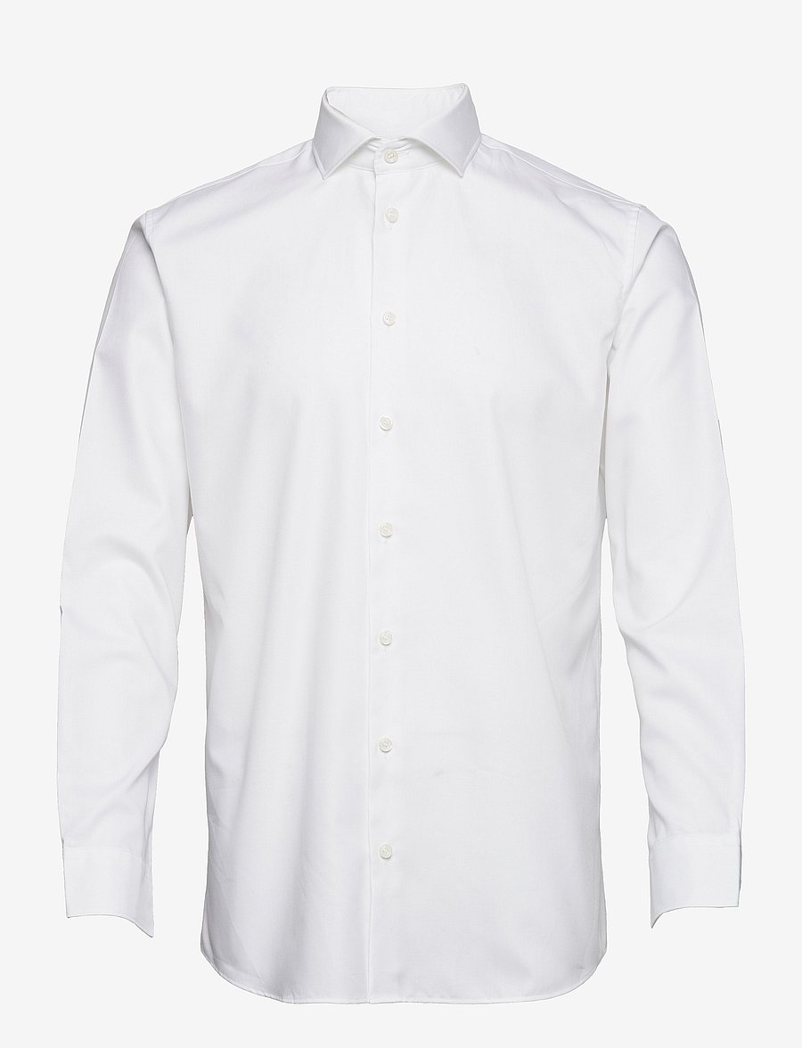 Selected - SLHSLIM-ETHAN SHIRT LS CUT AWAY NOOS - proginiai marškiniai - bright white - 1