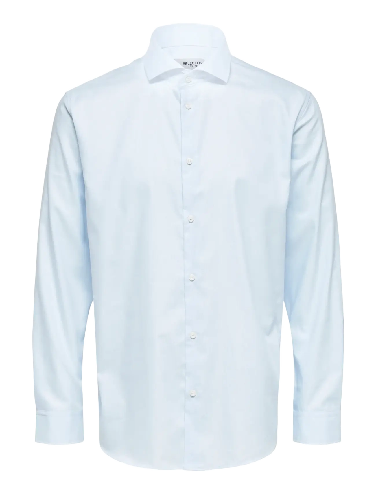 SLHSLIM-ETHAN SHIRT LS CUT AWAY NOOS - LIGHT BLUE