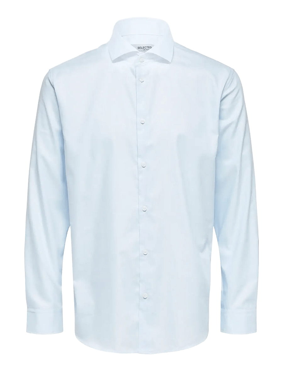 Selected - SLMSLIMFRIT ETHAN LS SHIRT CUT AWAY NOOS - formelle hemden - light blue - 1