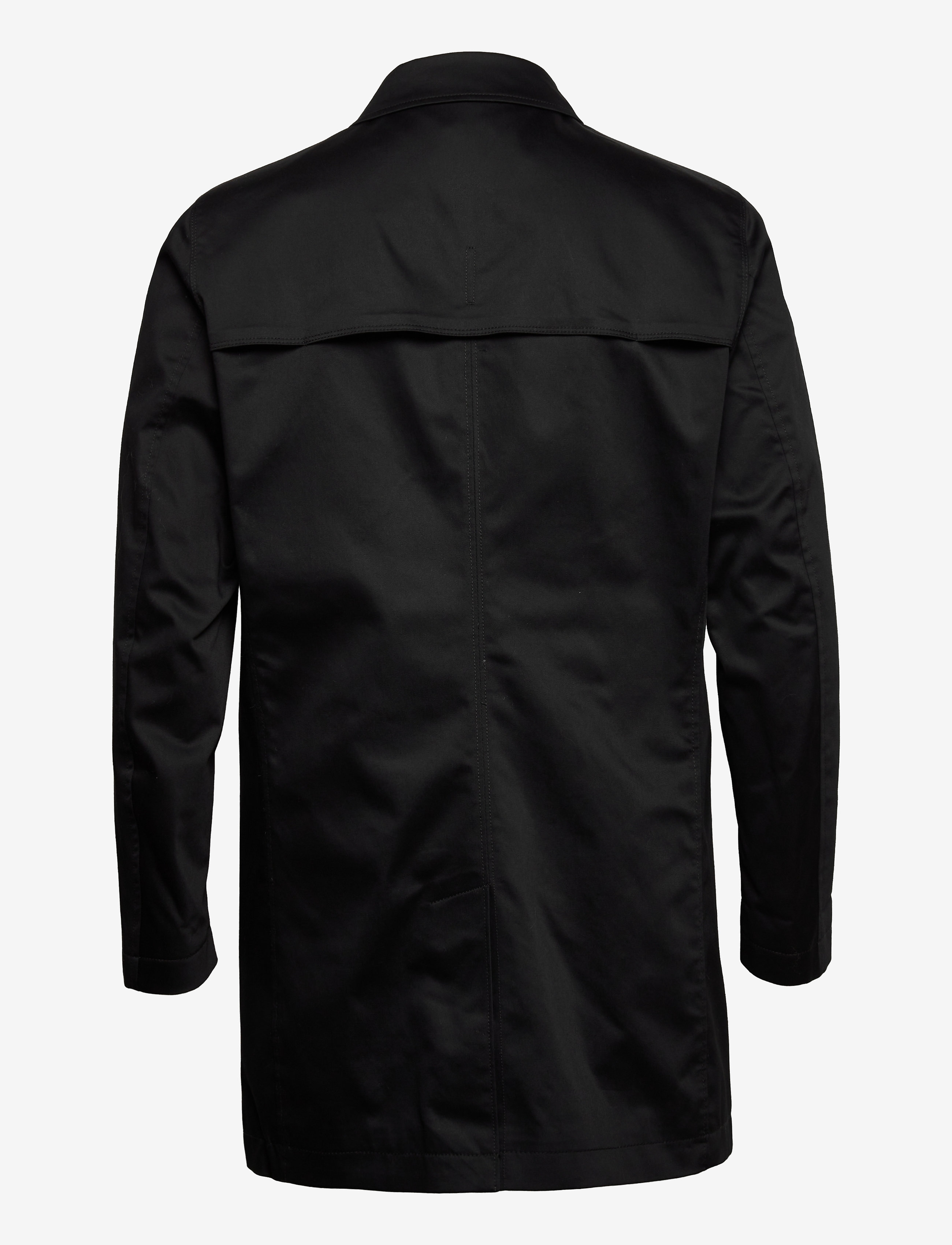 Selected Homme - SLHNEW TIMELESS COTTON COAT   B - black - 1