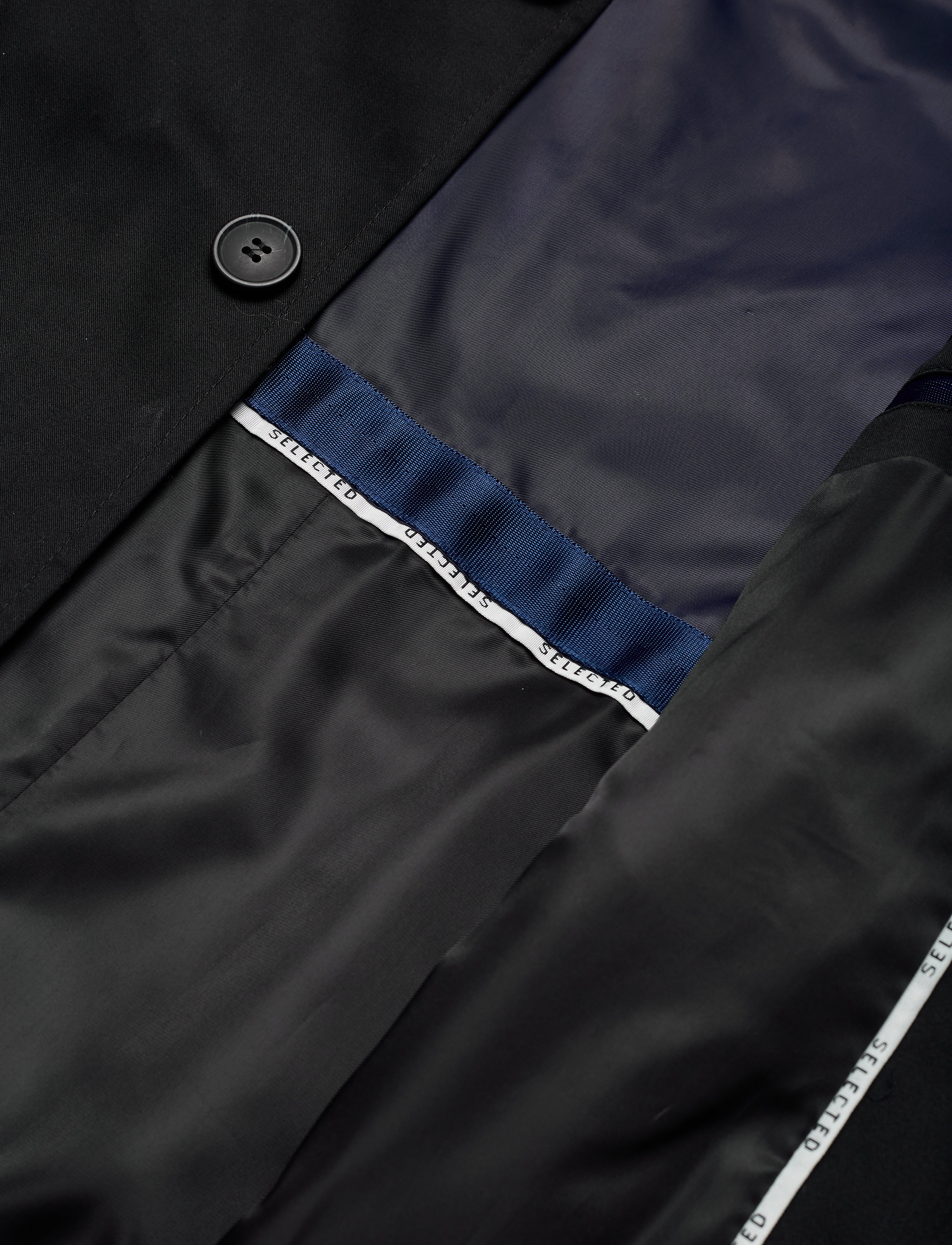 Selected Homme - SLHNEW TIMELESS COTTON COAT   B - black - 4