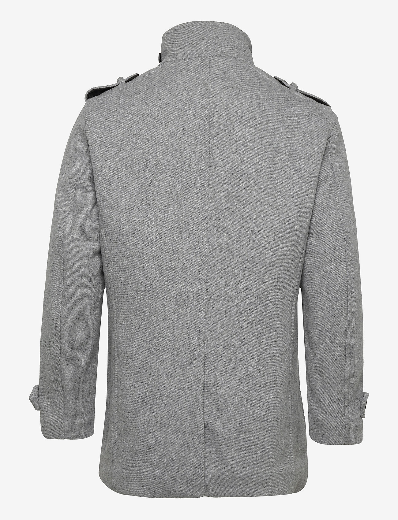 Selected Homme - SLHNOAH W COAT B - winter jackets - grey melange - 1