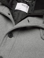 Selected Homme - SLHNOAH W COAT B - winter jackets - grey melange - 2
