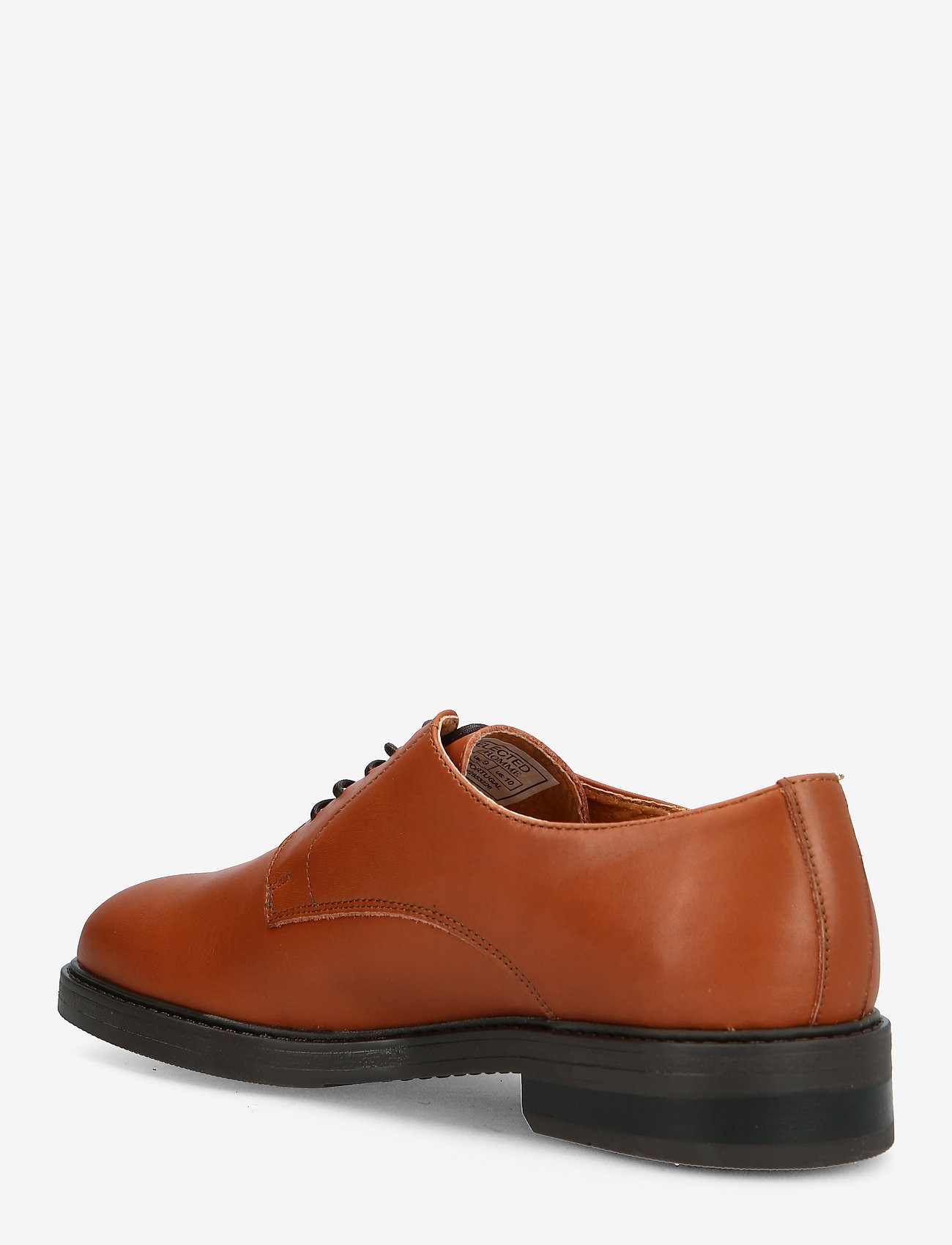 Selected - SLHBLAKE LEATHER DERBY SHOE NOOS O - cognac - 2