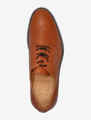 Selected Homme - SLHBLAKE LEATHER DERBY SHOE NOOS O - suvarstomieji batai - cognac - 3