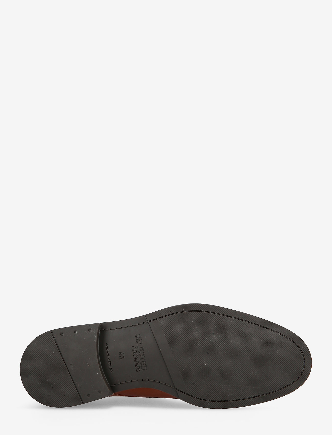 Selected - SLHBLAKE LEATHER DERBY SHOE NOOS O - cognac - 4