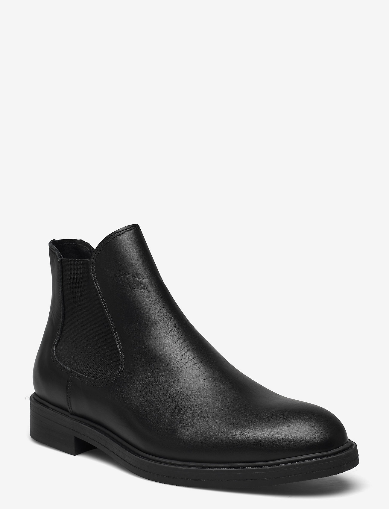 Selected Homme - SLHBLAKE LEATHER CHELSEA BOOT NOOS - gimtadienio dovanos - black - 0