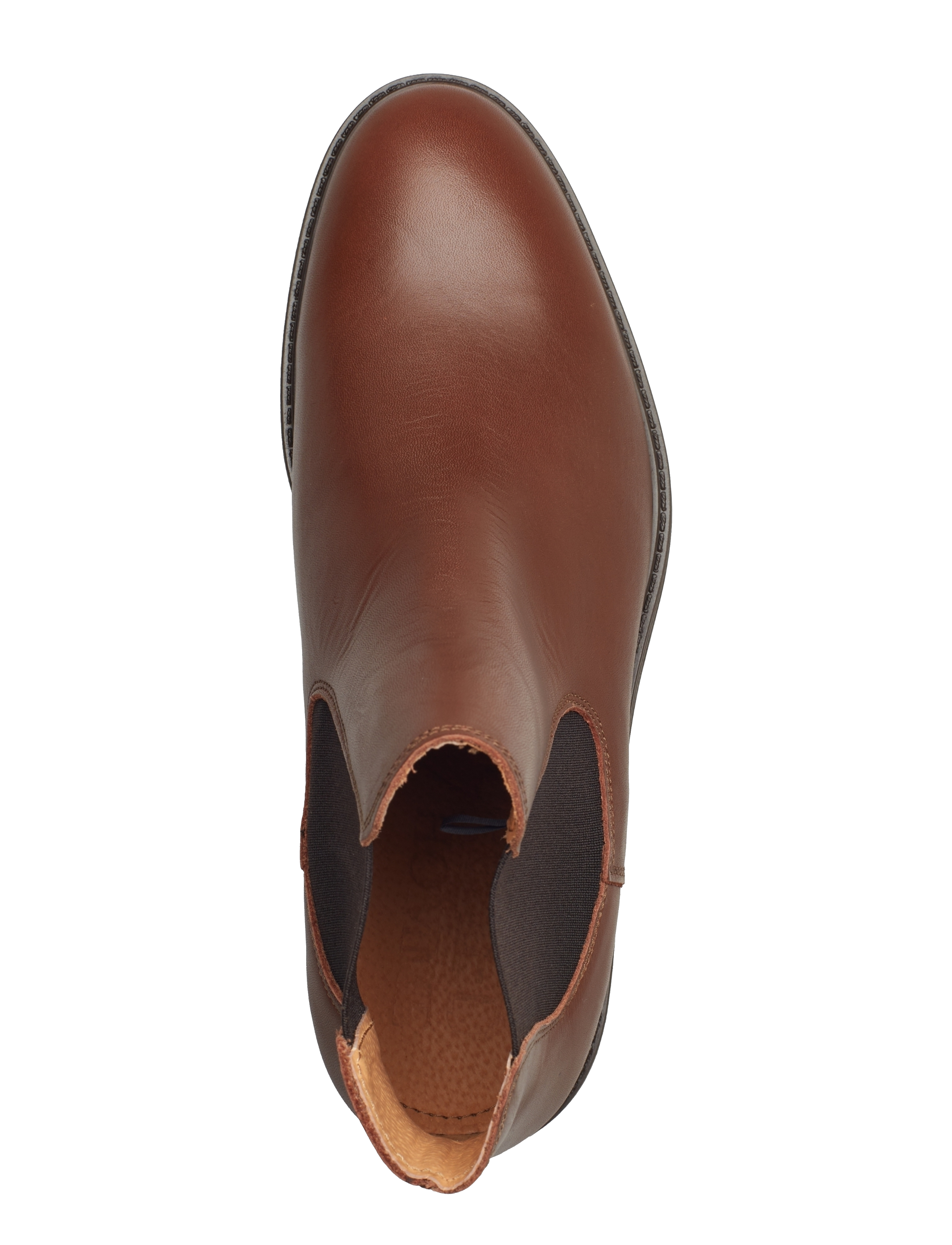 Selected - SLHBLAKE LEATHER CHELSEAOOT - chelsea stila zābaki - demitasse - 4