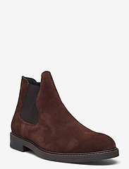 Selected Homme - SLHBLAKE SUEDE CHELSEA BOOT NOOS - birthday gifts - chocolate brown - 0