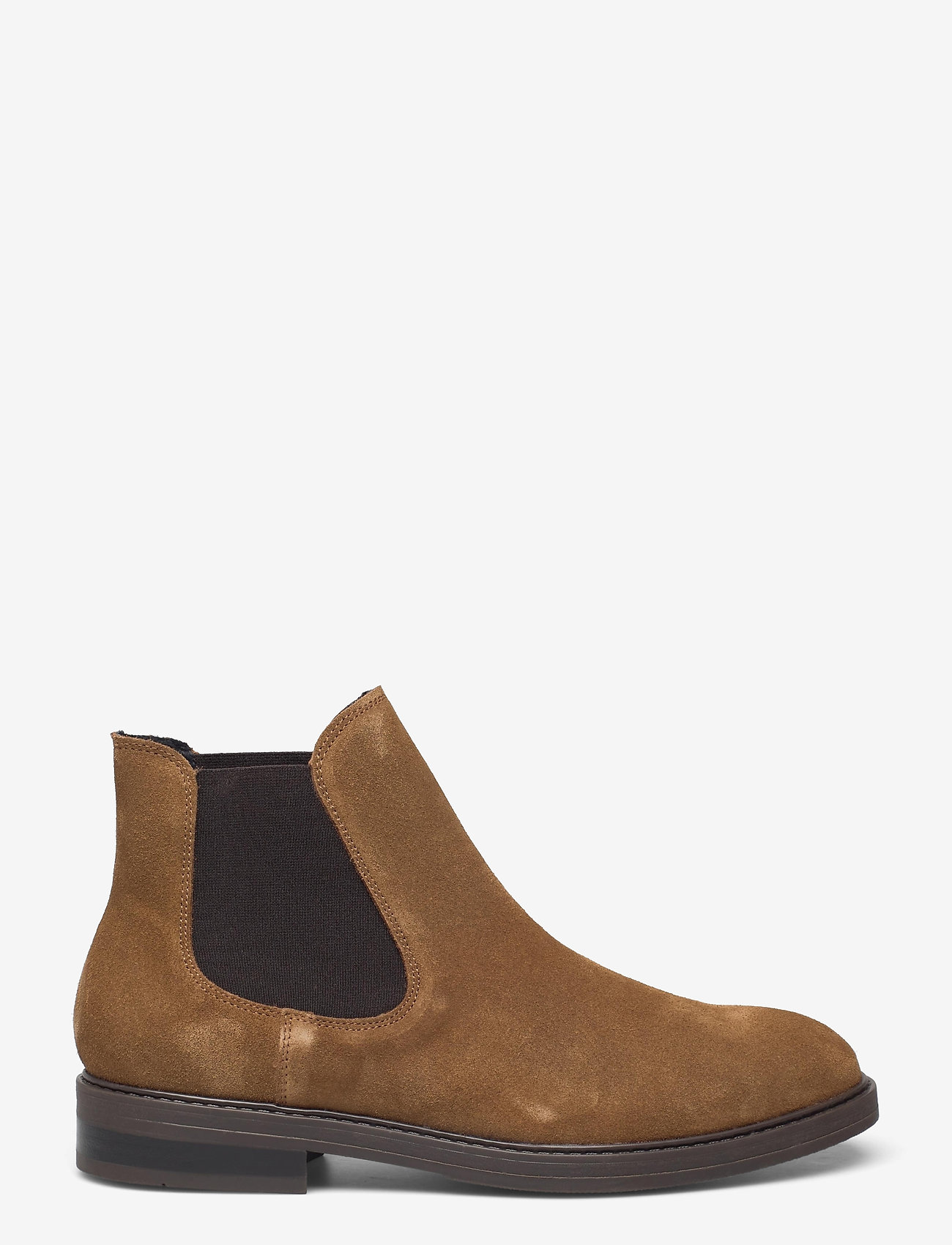 Selected Homme - SLHBLAKE SUEDE CHELSEA BOOT NOOS - birthday gifts - tobacco brown - 1