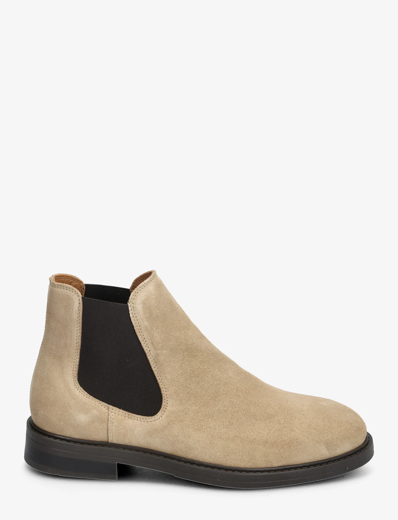 Selected Homme - SLHBLAKE SUEDE CHELSEA BOOT - män - sand - 1