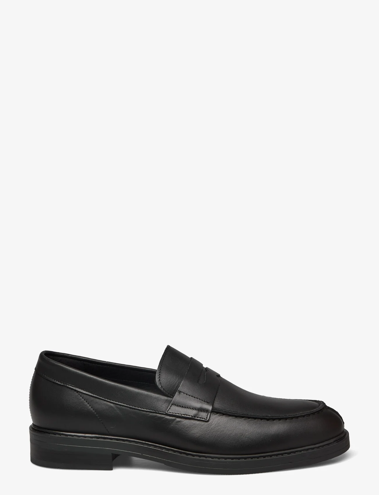 Selected Homme - SLHBLAKE LEATHER PENNY LOAFER - buty wiosenne - black - 1