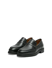Selected Homme - SLHBLAKE LEATHER PENNY LOAFER - buty wiosenne - black - 7