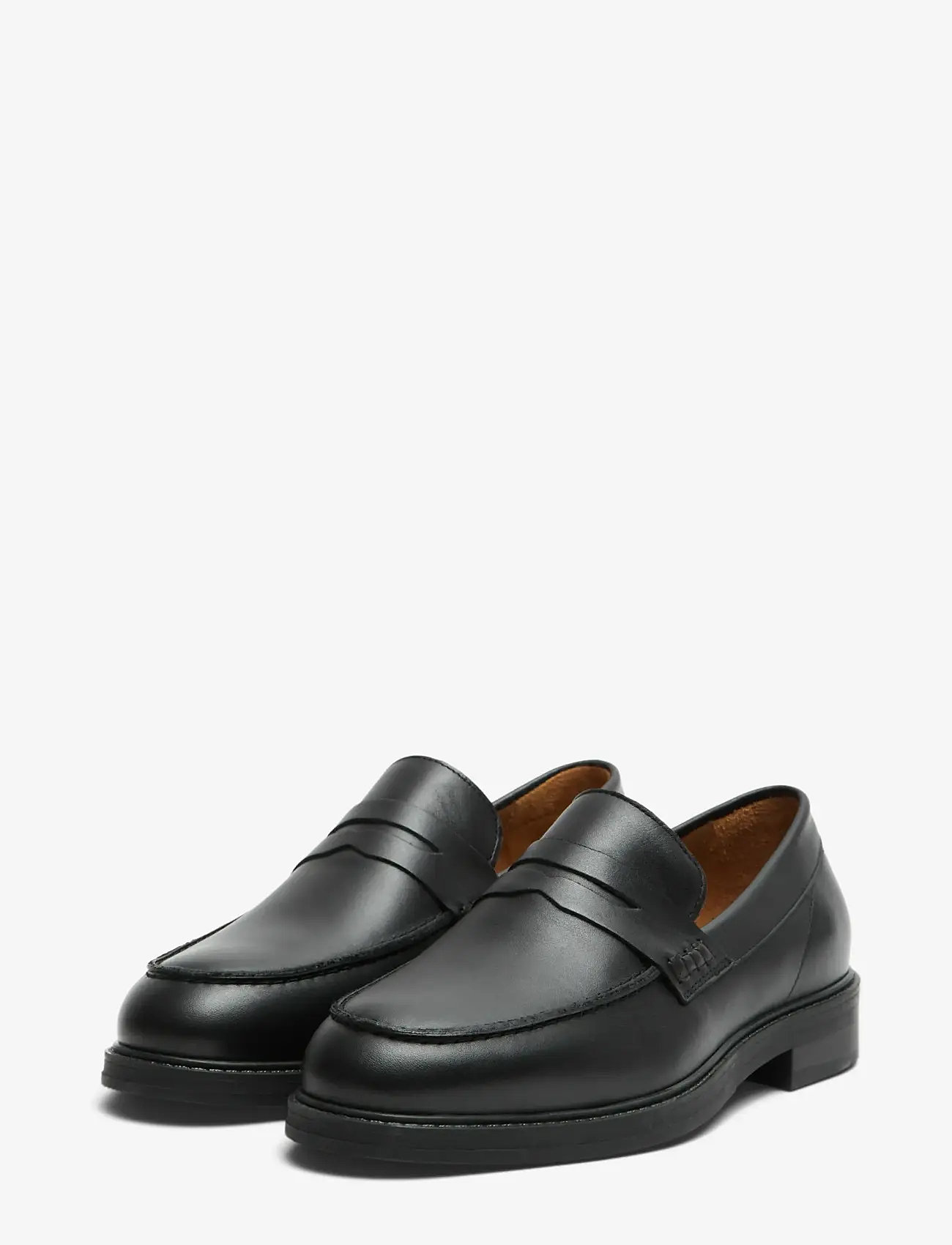 Selected - SLHBLAKE LEATHER PENNY LOAFER B - shoppa efter tillfälle - black - 3