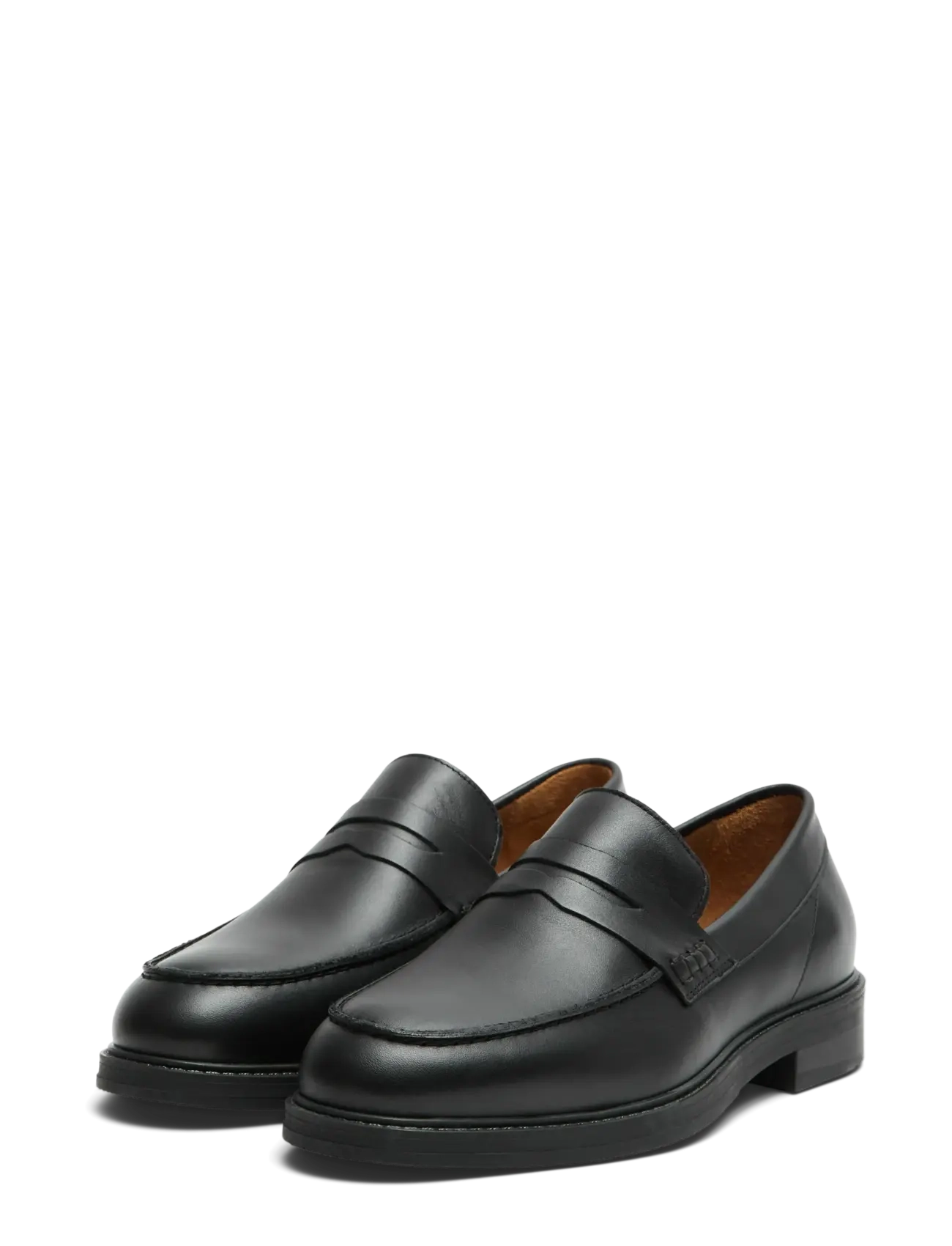 Selected - SLMBLAKE LEATHER PENNY LOAFER - nach anlass kaufen - black - 3