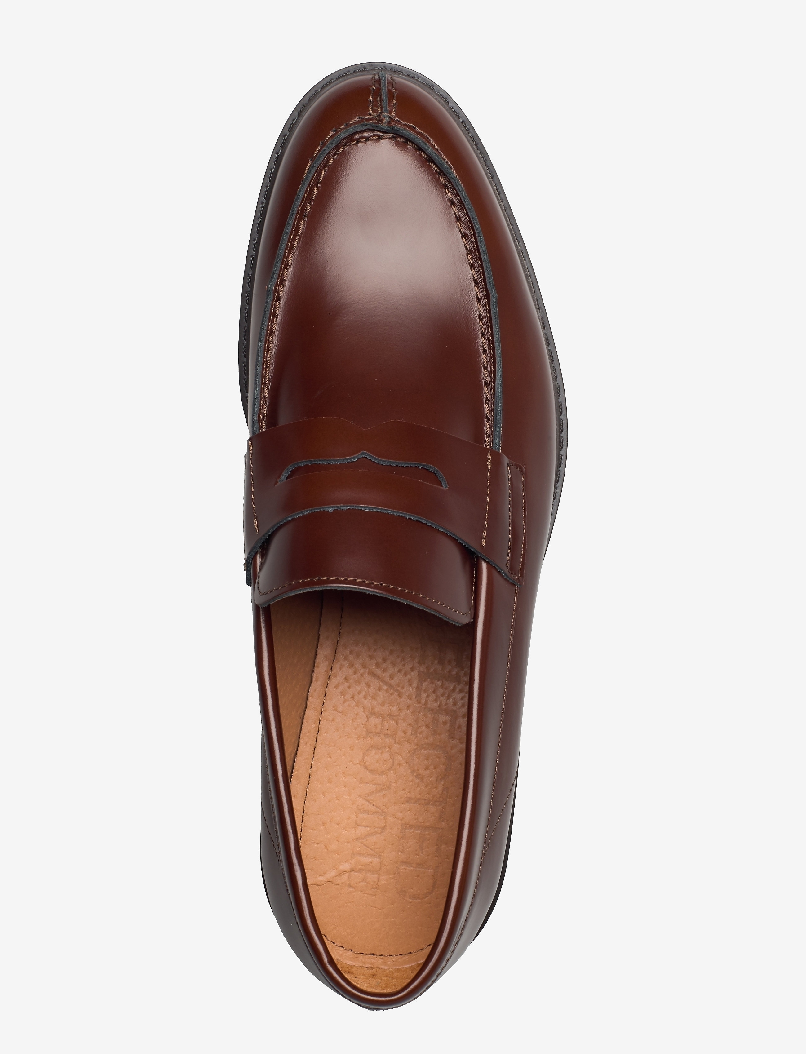 Selected - SLMBLAKE LEATHER PENNY LOAFER - nach anlass kaufen - cognac - 4