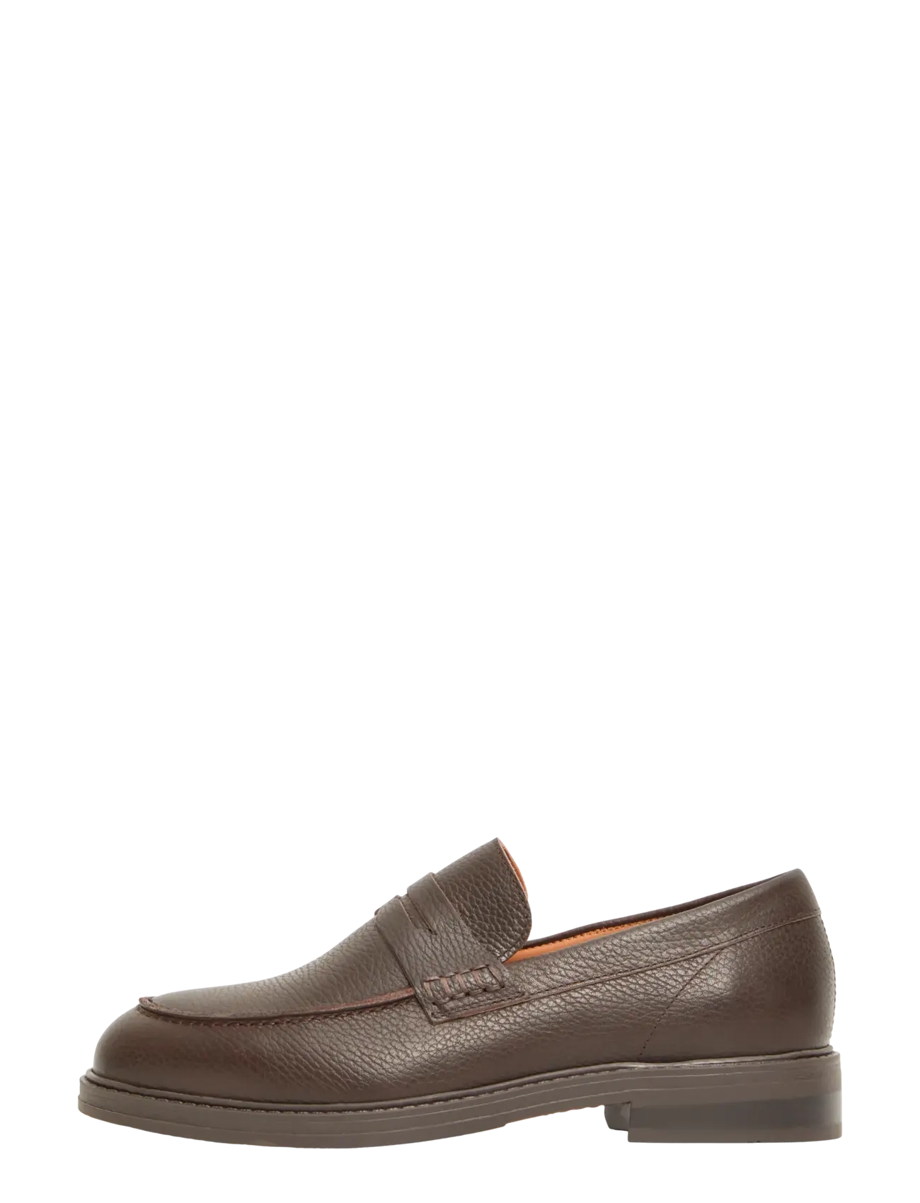 Selected Slmblake Leather Penny Loafer, 41, Schuhe, Braun - Loafers, Männerswear