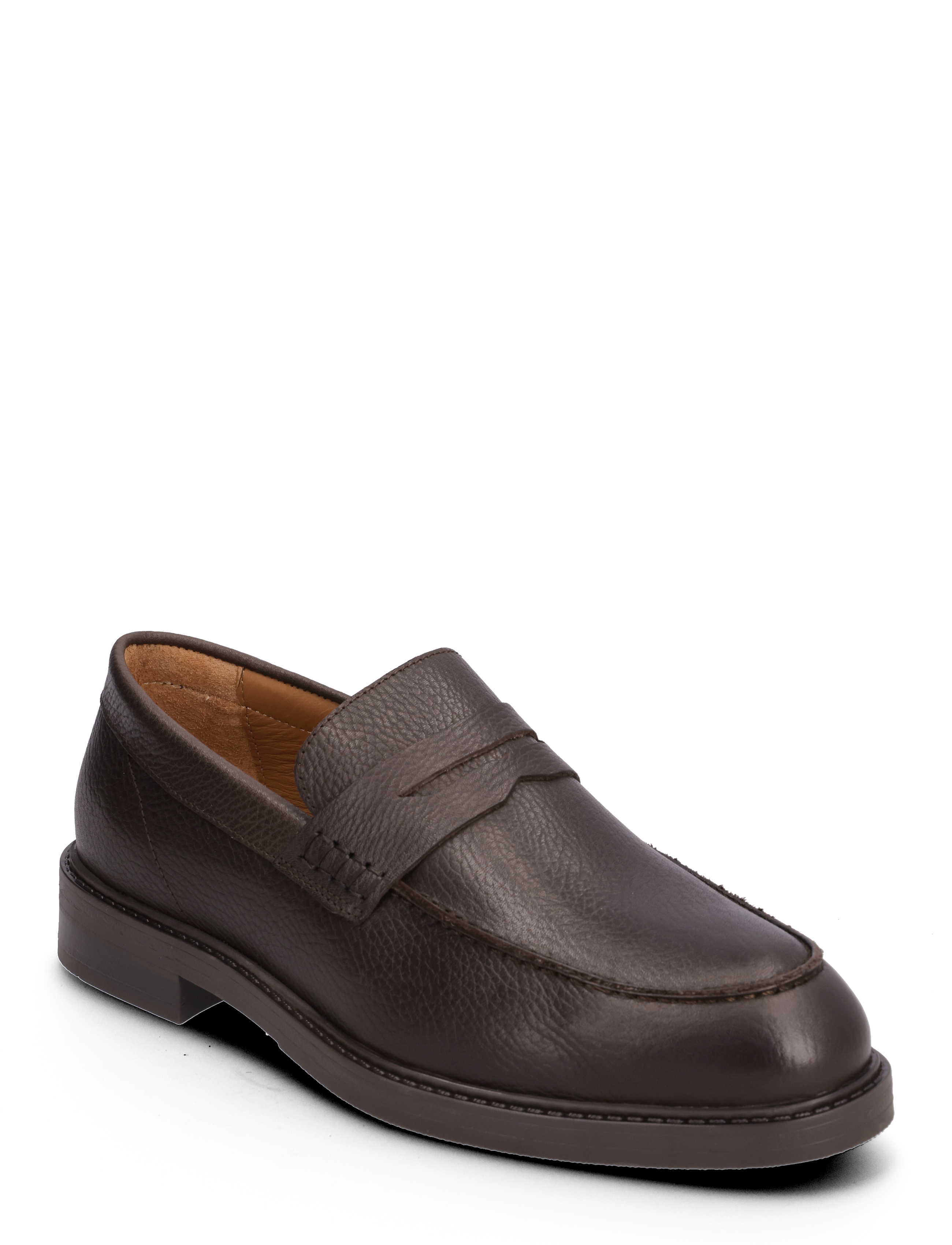 Selected SLMBLAKE LEATHER PENNY LOAFER - Selected - DEMITASSE / brown