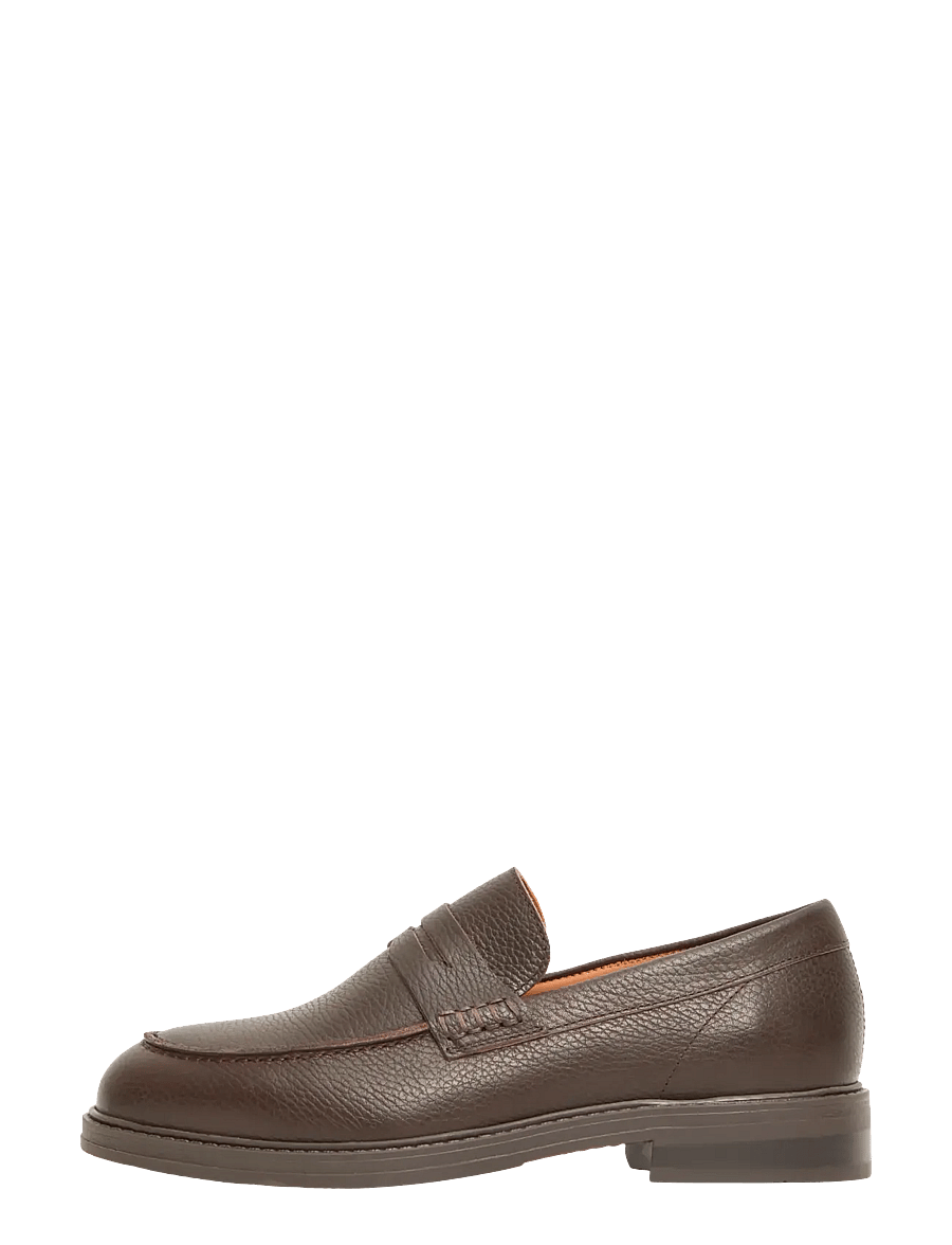 Selected - SLMBLAKE LEATHER PENNY LOAFER - nach anlass kaufen - demitasse - 0