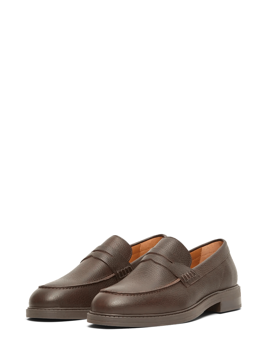 Selected - SLMBLAKE LEATHER PENNY LOAFER - nach anlass kaufen - demitasse - 2