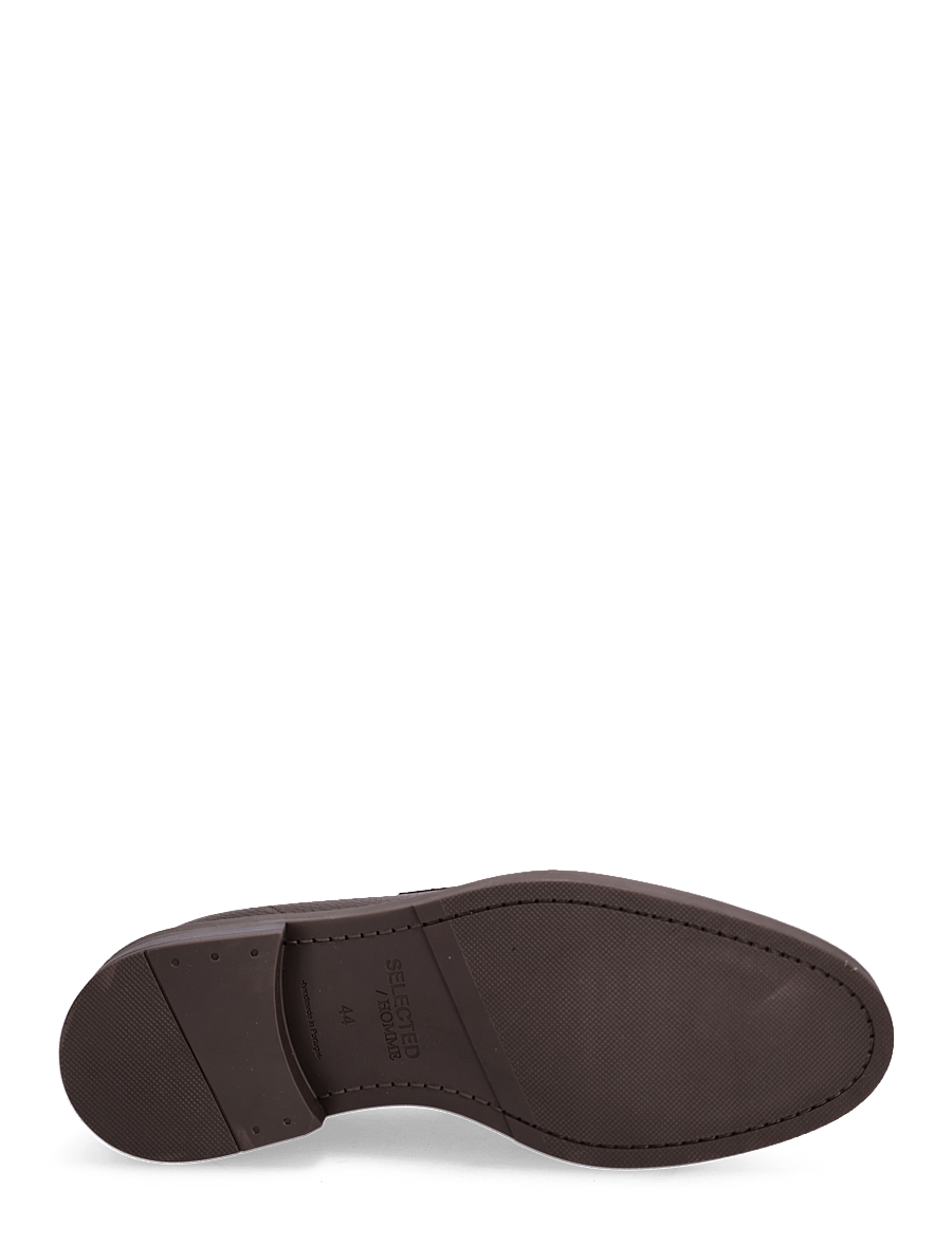 Selected - SLMBLAKE LEATHER PENNY LOAFER - nach anlass kaufen - demitasse - 4