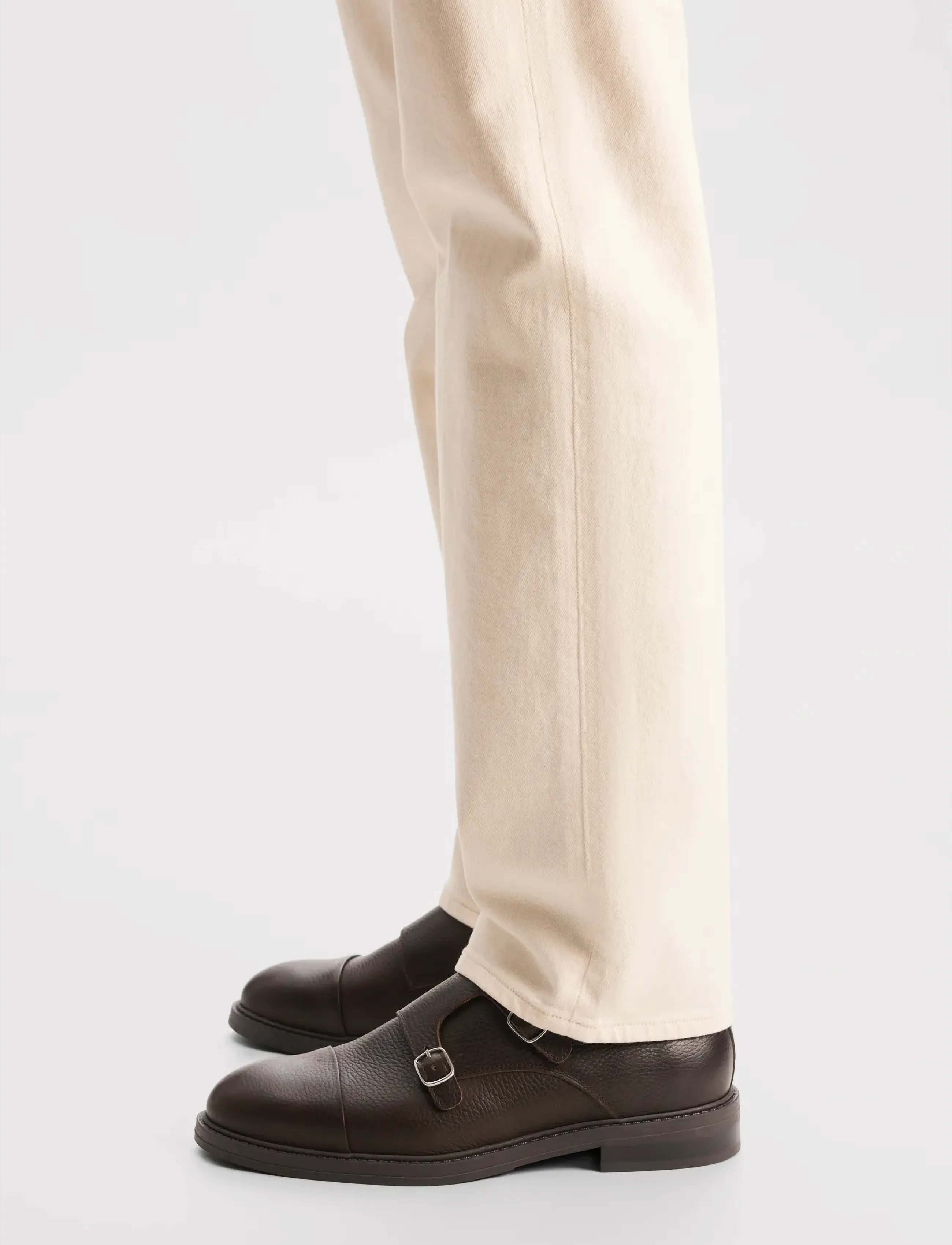 SELECTED Slmblake Leather Monk Shoe finskor herr – bild 2