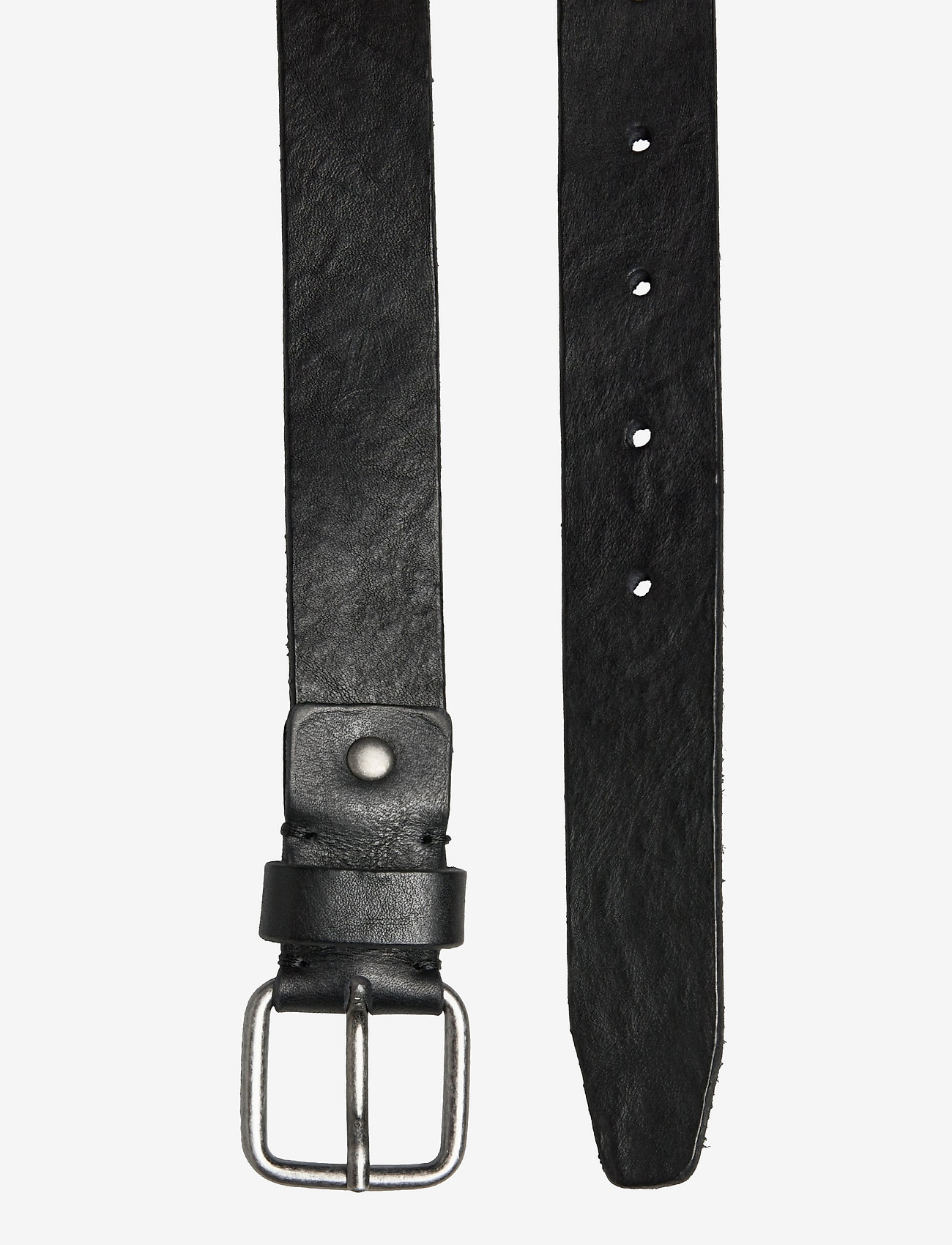 Selected - SLHHENRY LEATHER BELT NOOS - black - 2