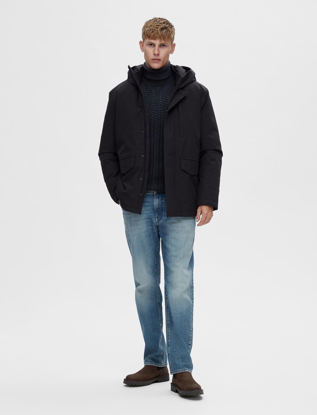 – Homme Selected shop jackets at – coats Slhpiet Jacket & Booztlet