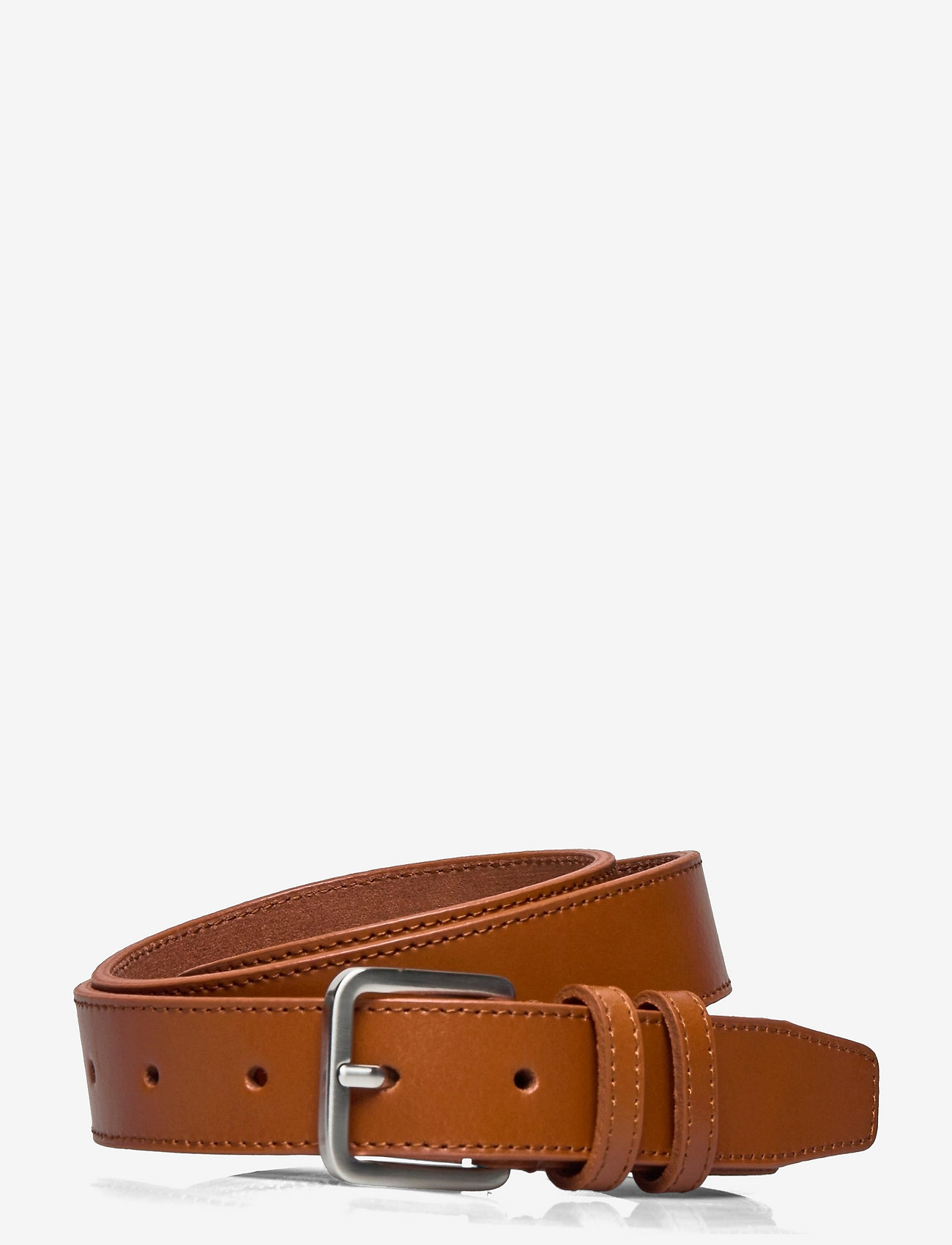 Selected Homme - SLHNATE LEATHER BELT NOOS - lowest prices - cognac - 0