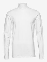 SLHRORY LS ROLL NECK TEE B - BRIGHT WHITE