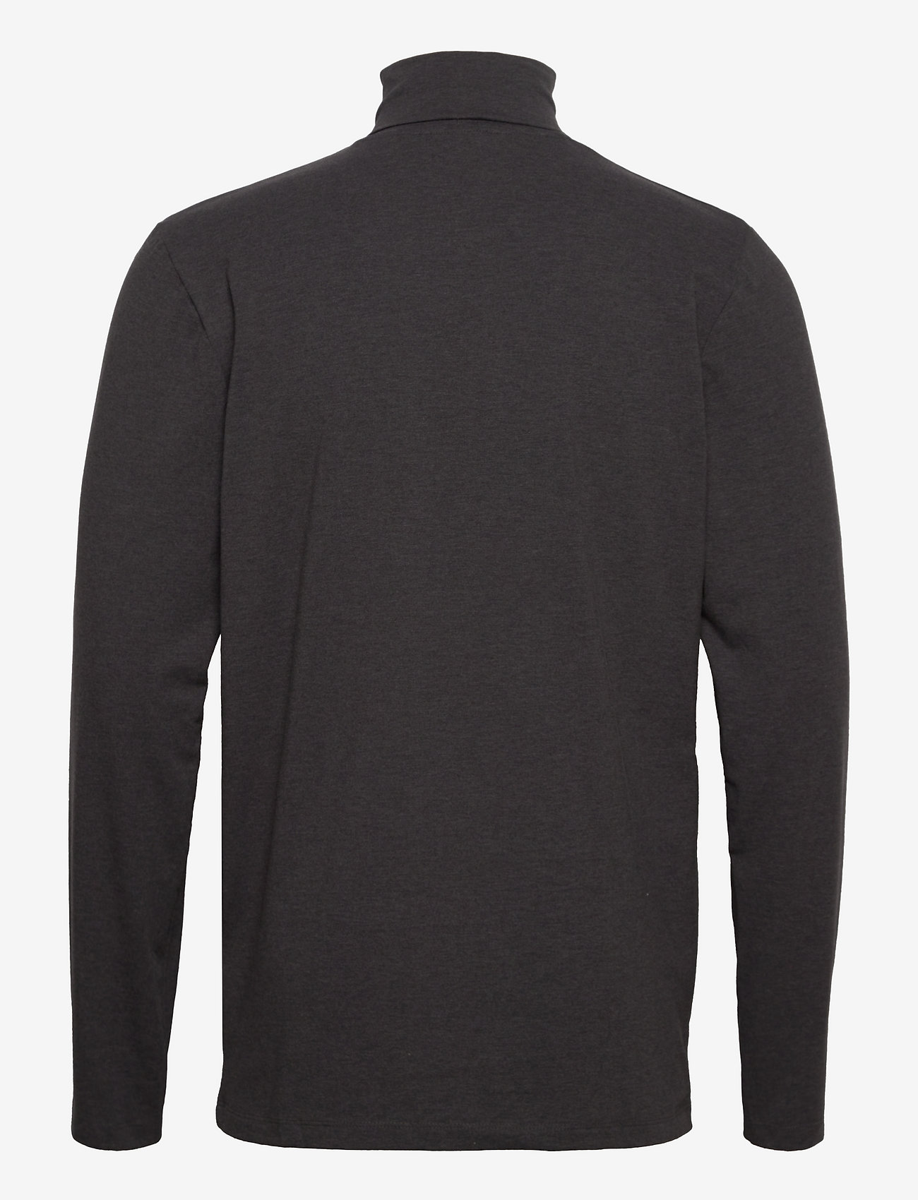 Selected - SLHRORY LS ROLL NECK TEE B - dark grey melange - 1