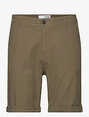 Selected Homme - SLHCOMFORT-LUTON FLEX SHORTS W - chinos shorts - burnt olive - 0