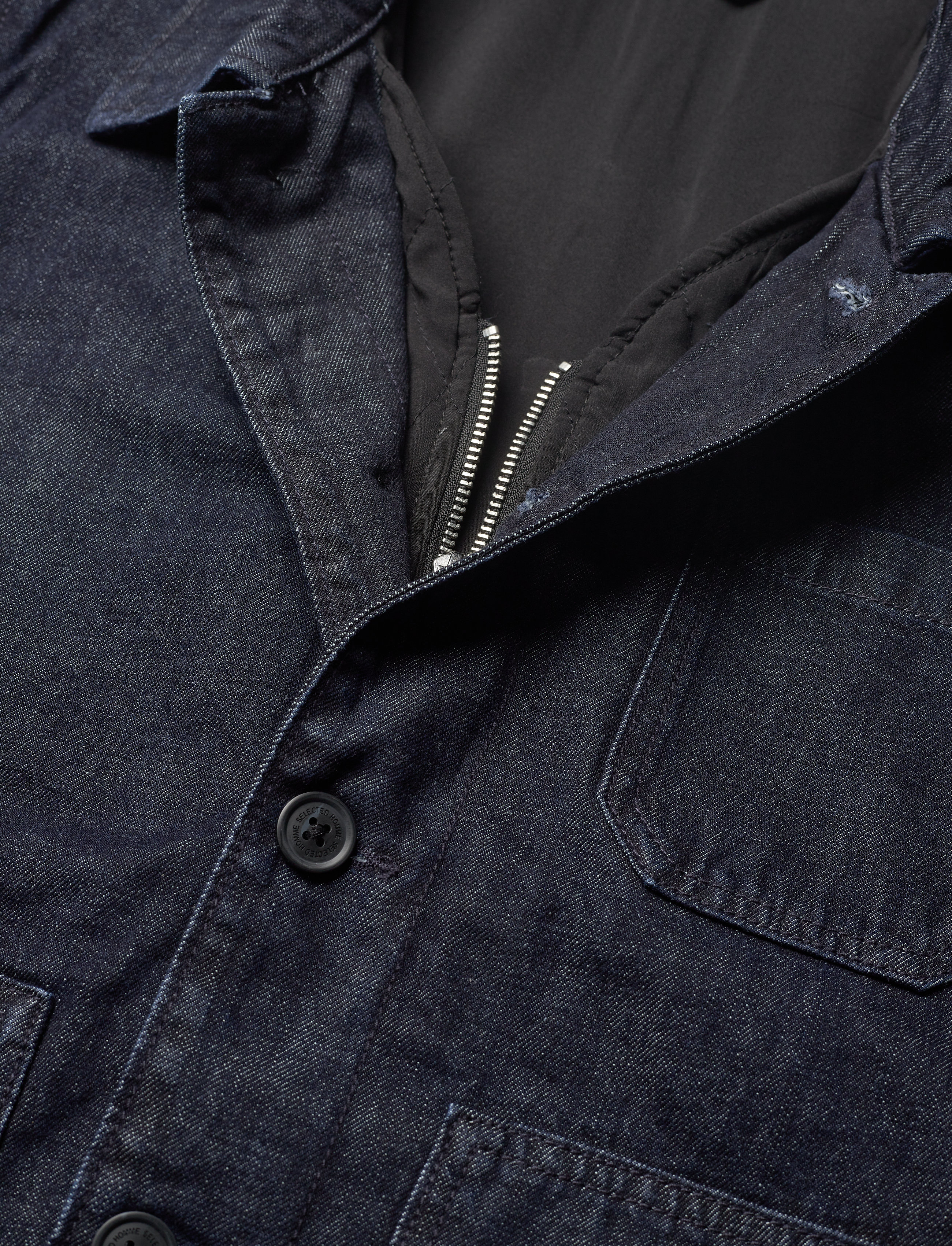 Selected Homme - SLHKYOTO 21801 DARK BLUE DENIM JACKET U - dark blue denim - 2