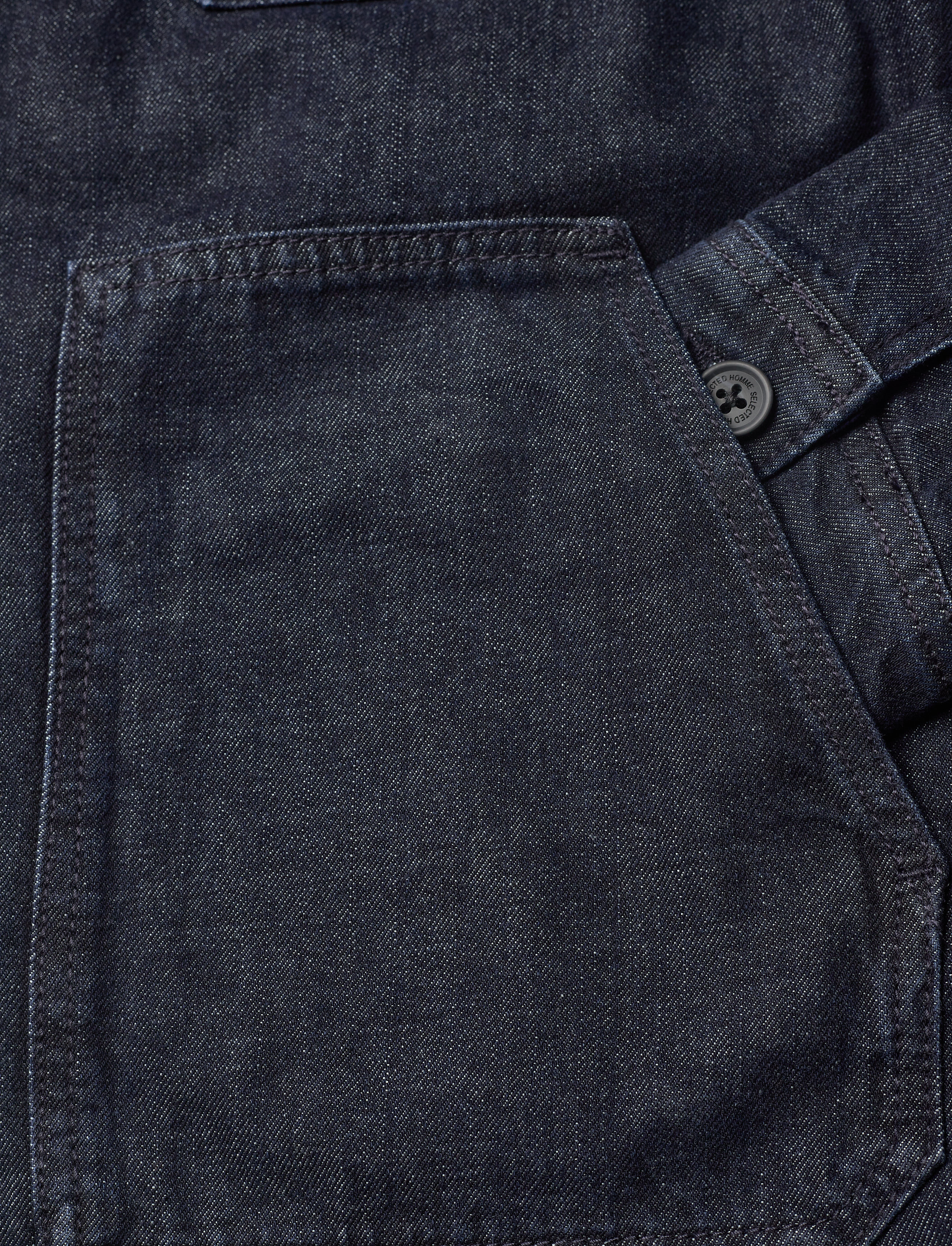 Selected Homme - SLHKYOTO 21801 DARK BLUE DENIM JACKET U - dark blue denim - 3