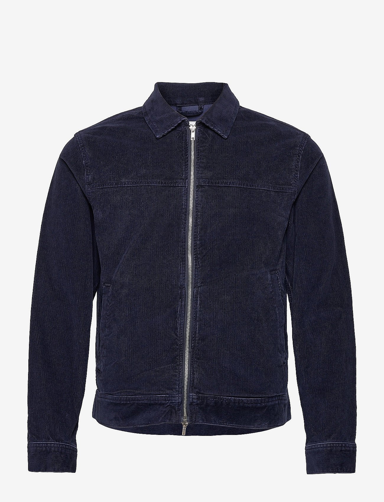 SLHTOKYO 21802 INDIGO CORDUROY JACKET U - BLUE